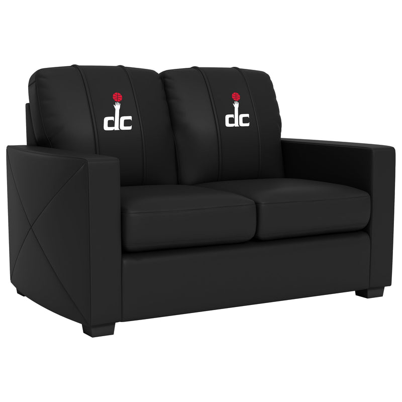 Silver Loveseat with Washington Wizards Secondary