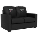 Silver Loveseat with Atlanta Falcons Secondary Logo