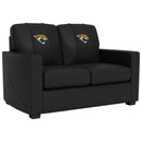 Silver Loveseat with  Jacksonville Jaguars Primary Logo