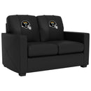 Silver Loveseat with  Jacksonville Jaguars Helmet Logo