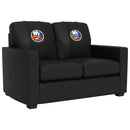 Silver Loveseat with New York Islanders Logo