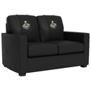 Silver Loveseat with Joystick Gaming Logo