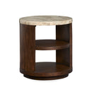 McPherson - Round End Table - Burnt Umber by Unique Piece Furniture