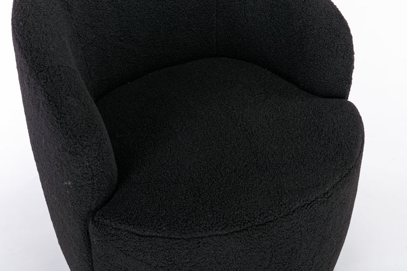 Walker Edison | Teddy Swivel Barrel Accent Chair