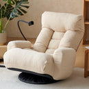 Adjustable Swivel Lounge Chair With 360 Degree Rotating Seat And Headrest Support by HouseOfZazla