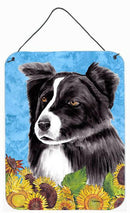 Border Collie Aluminium Metal Wall or Door Hanging Prints