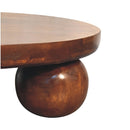 Central Ball Table - Chestnut by Unique Piece Furniture