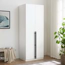 Lee - Free Standing Wardrobe Closet With Adjustable Shoe Shelves by HouseOfZazla