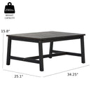 2 Piece Outdoor Loveseat and Coffee Table Set by HouseOfZazla