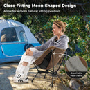 Portable Camping Chair with Compact Carrying Bag-Coffee by LJGDeals