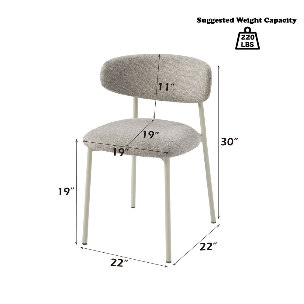 Ingram - Side Chair (Set of 2) - Light Gray, photo 2 of 7