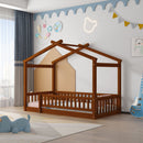 Bed House Bed Frame With Fence by HouseOfZazla