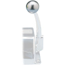 Rupp Control Knob Silver For Morse Controls (3/8-24 Thread)
