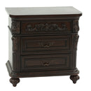 3 Piece Bedroom Set, Majestic Formal Bed With 2 Nightstands by HouseOfZazla