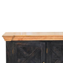Regal - Rustic Sideboard - Black by Unique Piece Furniture