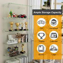 Premium 5 Tier Glass Display Case With 5 Dynamic LED Modes by Unique Piece Furniture