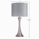 Lenuxe - Contemporary Semi Gloss Table Lamp (Set of 2) by HouseOfZazla