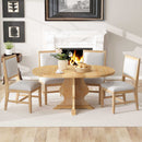 TREXM Farmhouse 5-Piece Dining Table Set