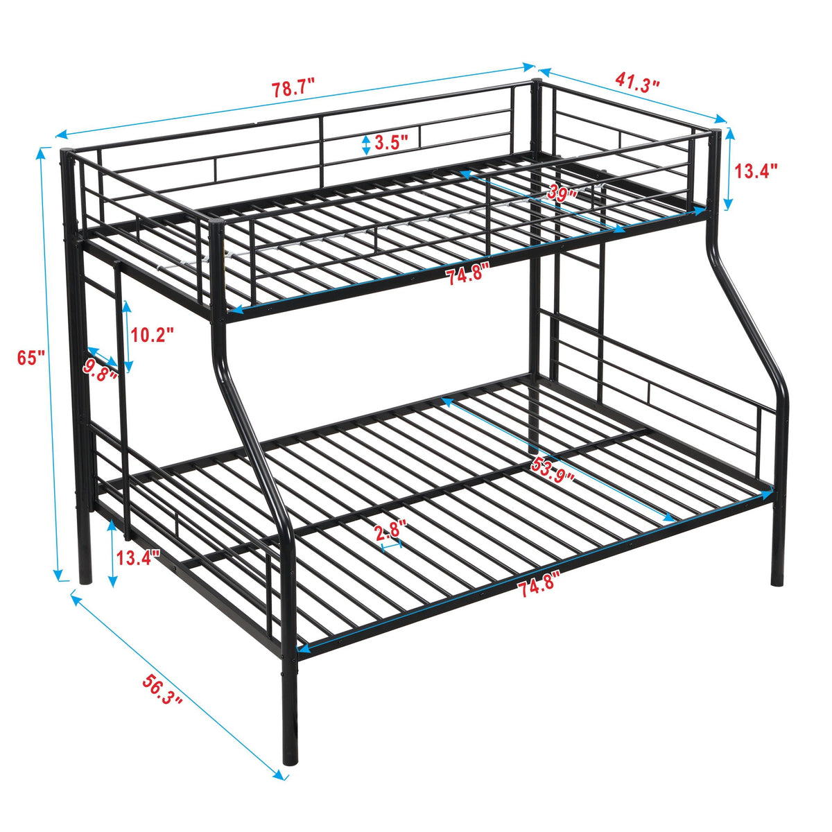 Modern Metal Bunk Bed, photo 9 of 18