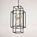 8 Light Lantern Chandelier Lighting, Entryway Chandeliers For High Ceilings, Chandeliers For Dining Room, Foyer, Entry, Staircase, Hallway, Height Adjustable (E12 Bulbs Not Included)
