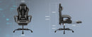 Ergonomic Gaming Chair with Footrest and Lumbar Support