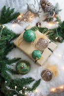 Christmas Ball Glass Decorative Hanging Ball Christmas Tree Ornaments For Holiday Party Decorations by Unique Piece Furniture