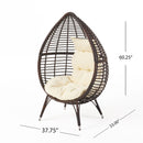 Cutter Teardrop Patio Chair with Water-Resistant Cushion