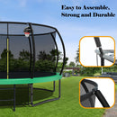 12' Recreational Kids Trampoline With Safety Enclosure Net & Ladder, Outdoor Recreational Trampolines by HouseOfZazla