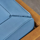 Outdoor Acacia Wood Patio Chair With Fabric Cushion by HouseOfZazla