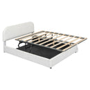 Upholstered Platform Bed With Hydraulic Storage System by HouseOfZazla