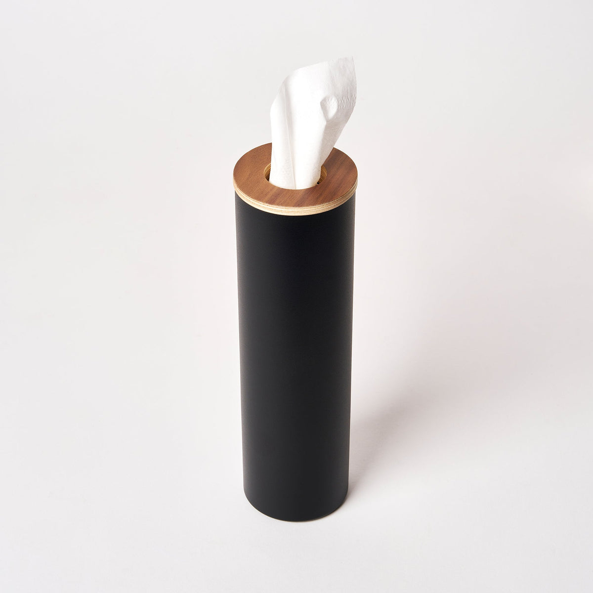 Round Tissue Case - Steel + Wood, photo 10 of 36