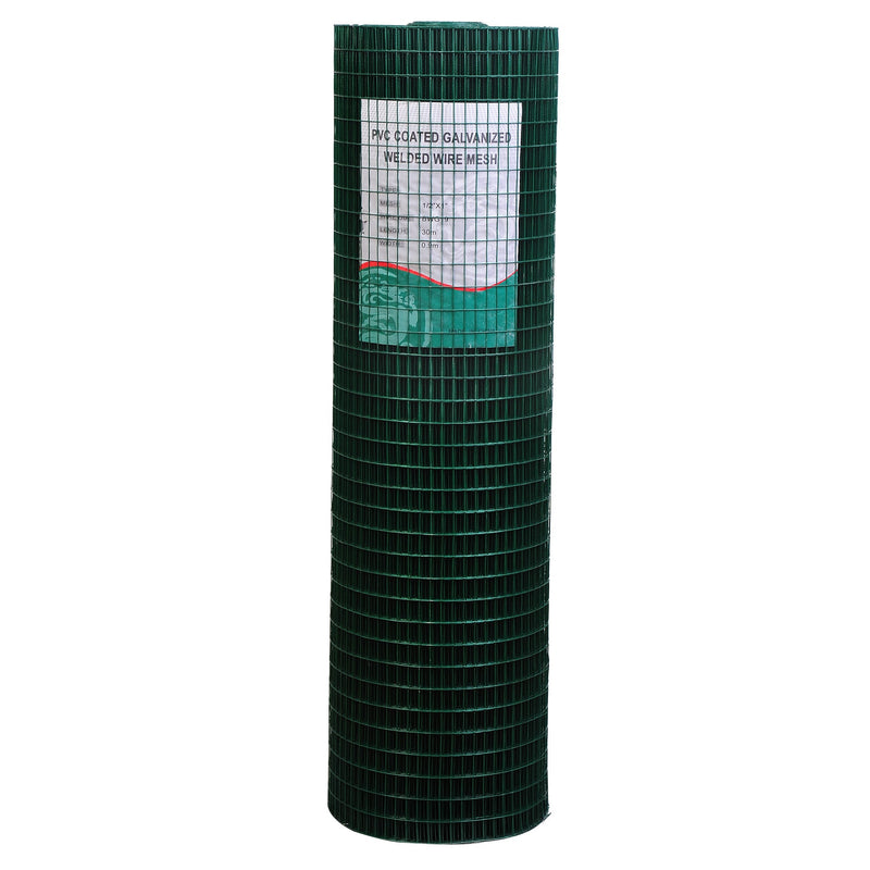 98' L x 35.5" H Hardware Cloth, 1/2 x 1 Inch Wire Mesh Fence Netting Roll for Aviary, Chicken Coop, Rabbit Hutch, Animal, Garden Protection