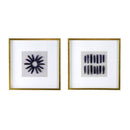 Grace Purple Agate Shadow Boxes Wall Art (Set of 2) - Multicolor by Unique Piece Furniture