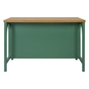 56" Farmhouse Kitchen Island with Open Storage