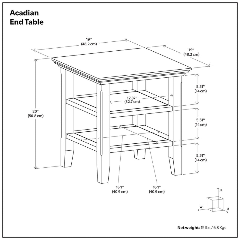 Acadian - Transitiona End Table, photo 2 of 7