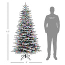 6.5ft Snow Flocked Artificial Christmas Tree