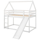 House Shape Bunk Bed With Slide And Ladder by HouseOfZazla