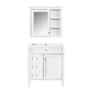 Bathroom Vanity With Medicine Cabinet and Storage by HouseOfZazla