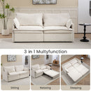 Pull Out Sofa Bed, Convertible Sleeper Sofa Couch, Side Storage, And USB / C - Type Charging Ports Chair by Unique Piece Furniture