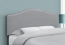 Full Size Upholstered Bed Headboard Only - Gray by HouseOfZazla
