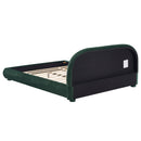 Dark Green Velvet Bed Frame by HouseOfZazla