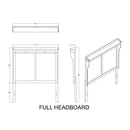 Augusta - Bed With Lit Headboard by Unique Piece Furniture