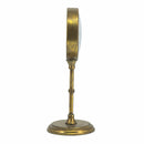 6.5x5.9x15.2' Vintage Inspired Gold Iron Table Clock by HouseOfZazla