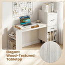 59" L-Shaped Corner Desk with Storage Shelves and Drawer by LJGDeals
