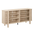 59 Inch TV Stand for TVs Up to 55 Inches with Adjustable Shelves by DirectDeals
