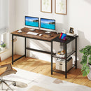 59 Inch Home Office Computer Desk with Removable Storage Shelves by LJGDeals