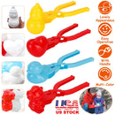 4Pcs Snowball Makers Set Clip Snow Molds Toys Beach Sand Toy with Handle for Snow Fight Winter Activities