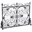 Darcie Wrought Iron Fireplace Screen Ornate Design by HouseOfZazla
