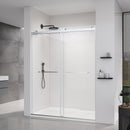 Double Sliding Frameless Soft-Close Shower Door