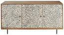 Kerrings - Accent Cabinet - Brown / Black / White